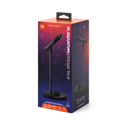 JBL Quantum Stream Talk - Black - USB condenser microphone for streaming, recording and gaming. - Detailshot 10